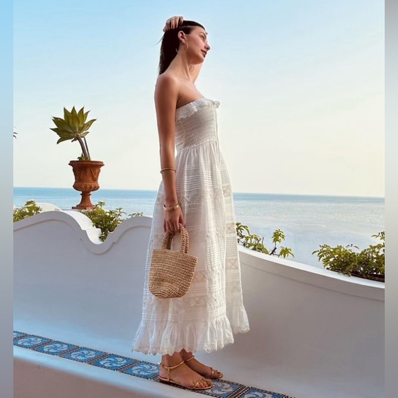 DOEN SOLONA DRESS - SALT MIDI DRESS - Picture 3 of 13